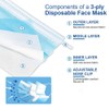 Pac-Dent - MASKT-03-A iMask 3-Ply Disposable Protective Face Masks -