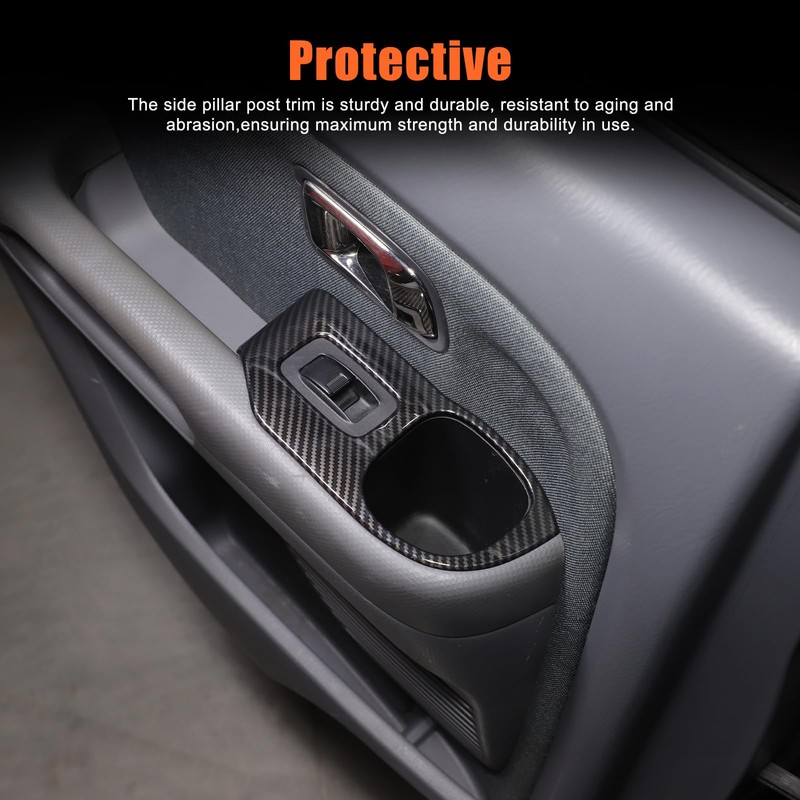 Heutamo Door Window Lift Switch Button Panel Cover Trim Compatible