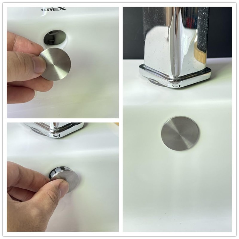 Sink Overflow Ring Brushed Nickel Bathroom Vanity Sink Overflow Cover