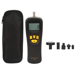 Digital Tachometer,LCD Handheld Tachometer 0.5-19999RPM,High Tester Counter with/Min/Last Data Backlight Hold Functions