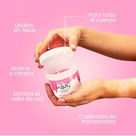 Passini Hair Removal Wax Products Microwave Hard Wax 3.5oz - For Smooth and Painless Hair Removal