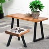 NXN-HOME 16 inch Round Plate Table Base Legs, Coffee Table