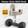 SARIHOSY Coat Hooks Brass Robe Hooks for Coats, Antique Brass