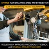 Magnetic Drill Press Chart Sign | USA Made | RPM