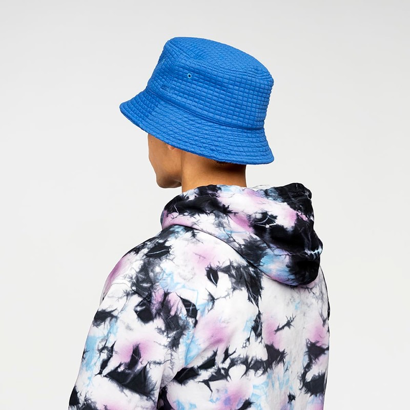 Kangol Unisex Check Quilt Bucket Beret Hat, Oats