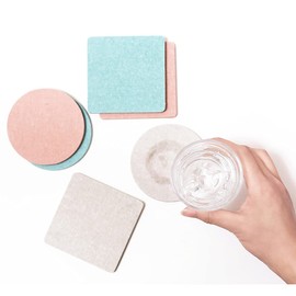 &NE NIT-004SP-SO Diatomaceous Earth Coaster, Sky, Green