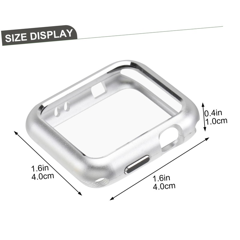 jojofuny Watch Case Magnetic Adsorption Protective Metal Frame Cover for