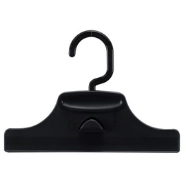 Sawafuji GC-01 Skirt/Pants Hanger Chunky Clipper Black 8.7 x 1.8 x Height 5.9 inches (22 x 4.5 x 15 cm)