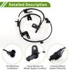 HOPESPANNER ABS Wheel Speed Sensor Front Left ABS Sensor Anti-lock