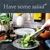 Vikko Salad Plate, Set of 6 Glass Plates, 8.5 Inch