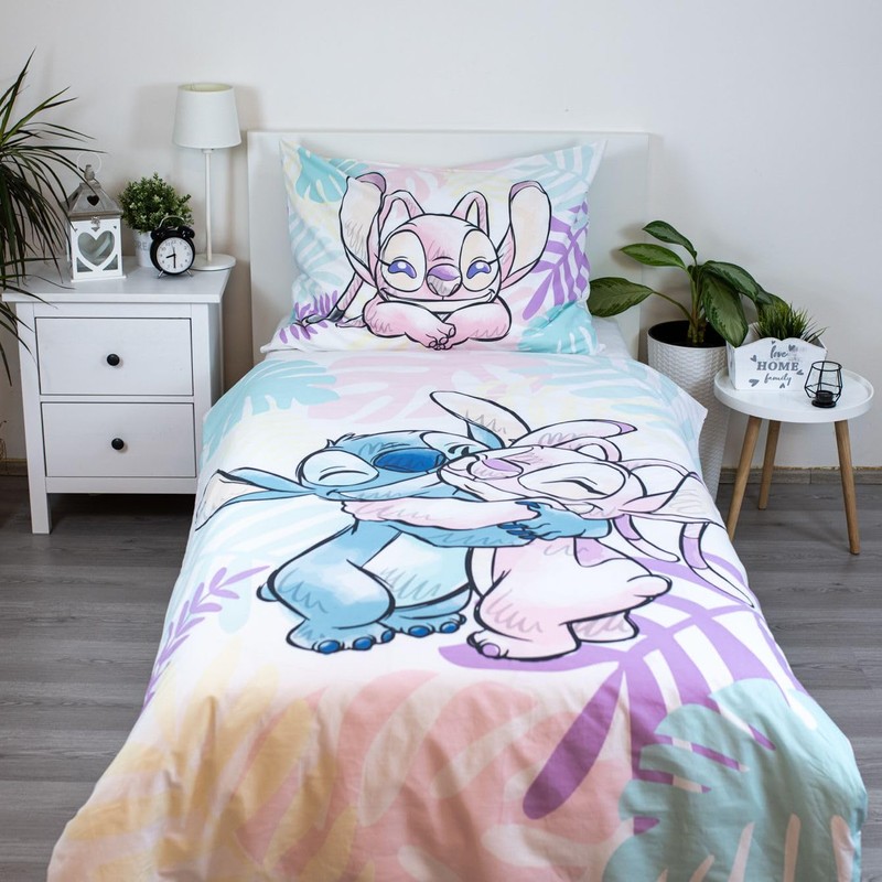 Stitch and Angel Leaves Bed Linen 140 x 200 cm
