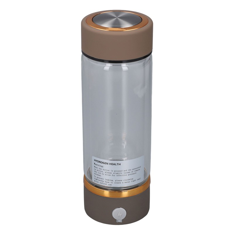 Hydrogen Water Bottle Generator Glass Smart Portable Rechargeable Ionizer Machine