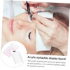 Baluue 2pcs Lash Extension Pallet Professional Eyelash Display Plates for