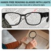 Reading Glasses with Lights Rechargeable Magnifying Glasses Reader Glasses Lighted