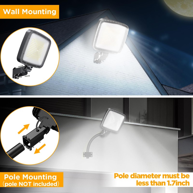 WILLGOTOP 150W Dusk to Dawn Outdoor Lighting, 20000LM LED Barn