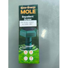 Mole Repellent Solar Powered 4 Pack Ultrasonic Deterrent Gopher Repellent Skunk Snake Repellent for Yard Spiral Stake to Deterrent Vole Groundhog Chipmunk Repeller for Garden & Lawn