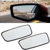 2PCS Car Rearview Blind Spot Mirror, 3.7" x 1.4" HD