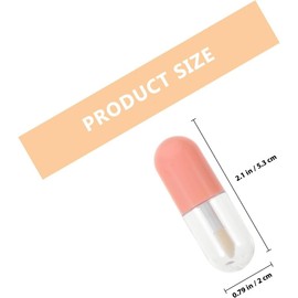 Paquete de 20 tubos de brillo labial a granel 5ml para bálsamo labial portátil en viaje destinado a niñas y mujeres