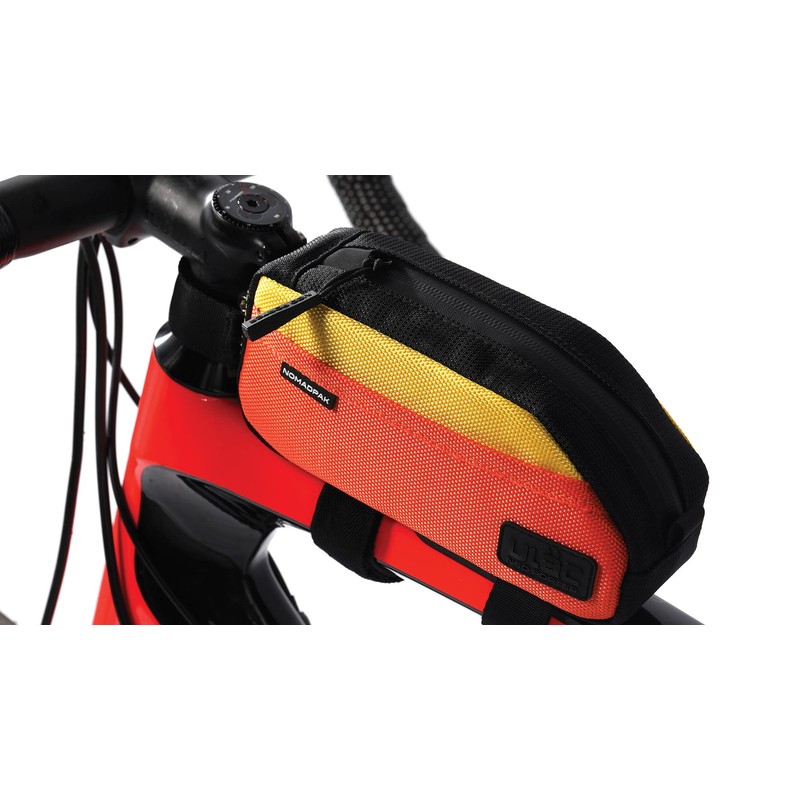 ULAC NOMADPAK: TREKKING 0.9L Top Tube Bag (Orange-Yellow)