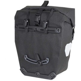 ORTLIEB OR-F5505 Bicycle Side Bag, Rear Bag, Black Reflex