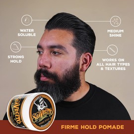 Suavecito Hair & Body Essentials Bundle: Firme (Strong) Hold Hair Styling Pomade, Moisturizing Body Soap, Hydrating Shampoo & Nourishing Conditioner…
