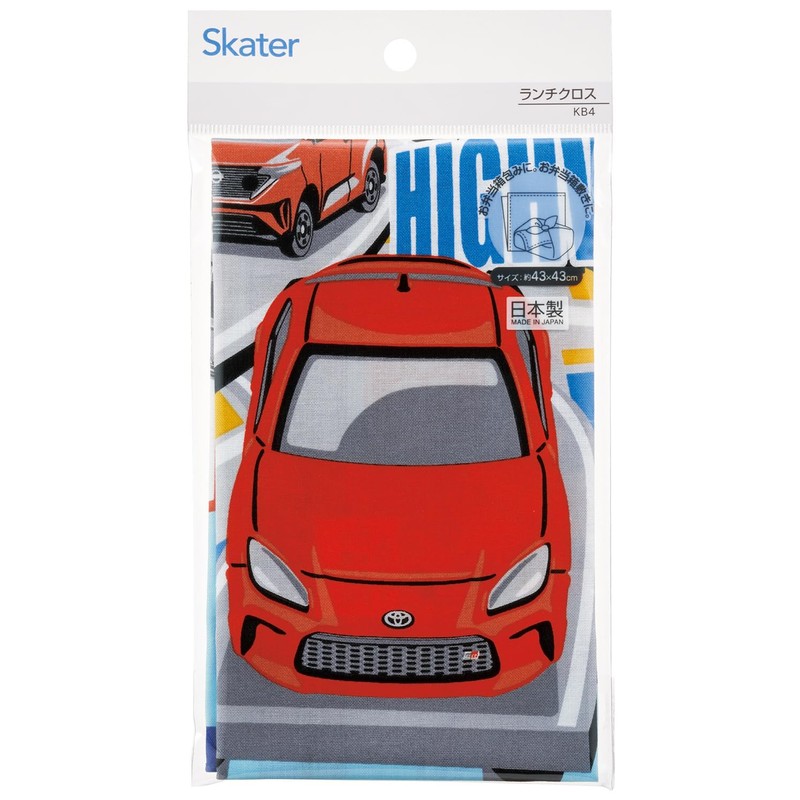 Skater KB4 Lunch Cloth, 16.9 x 16.9 inches (43 x