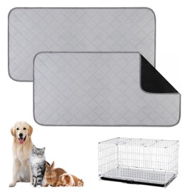 PIPI Pads for Guinea Pig Cage Liners, Pack of 2 Pads for Pets, Carpet for Guinea Pig Cage, Washable Small Animal Pee Pads, Super Absorbent PIPI Pad for Small Animals, Non-Slip