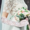 Women's Long Lace Floral Opera Gloves - Wedding & Bridal