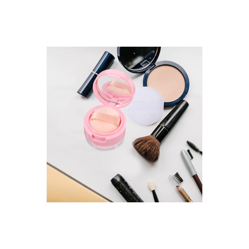 Beaupretty Estuche Maquillaje Mini Espejo Caja Polvo Suelto Portátil Viajes