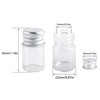 MaxMau Mini Glass Bottles with Screw Caps 5ml 24 Sets