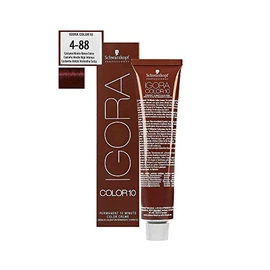 Schwarzkopf Professional Igora Color10 Permanent Hair Colour 4-88 Medium Brown Red Extra 60ml