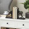 Deco 79 Polystone Dog Decorative Bookends Greyhound Non Skid Bookends