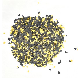 Huixiang 1200G/2.64LB Decorative Color Chips for Epoxy Garage Floor - Paint Kit, Flakes, Coating (Yellow, 1)
