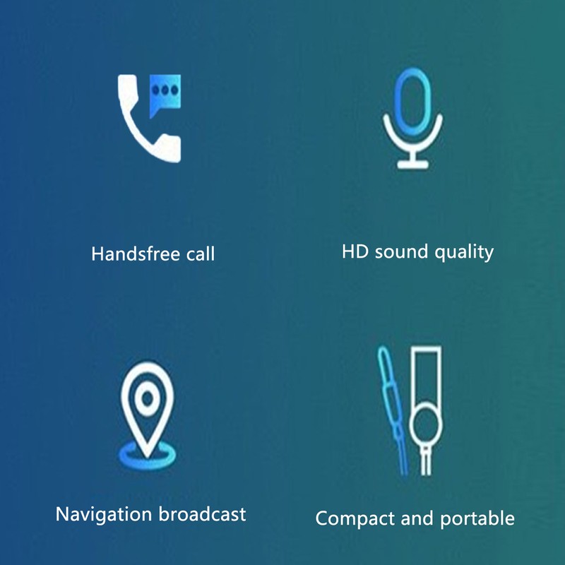 Car Bluetooth Receiver 3.5mm Jack Fast Pairing Stable Connection Portable