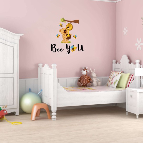 Babies Bee You Cute Cartoon Wall Decal Decoration Bee You