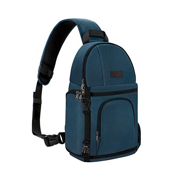 MOSISO Camera Sling Bag, DSLR/SLR/Mirrorless Camera Case Shockproof Photography Camera