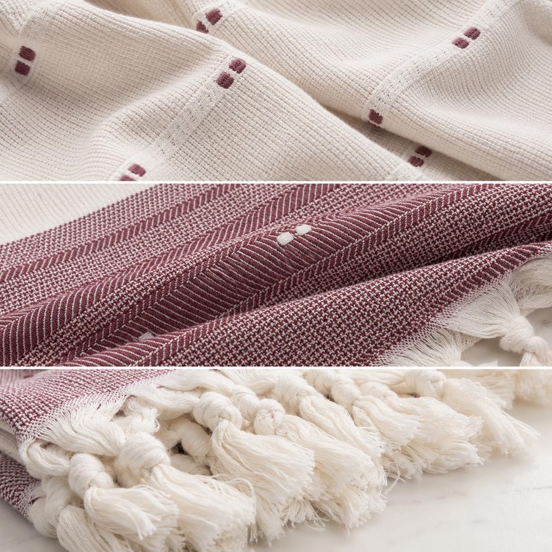 WEFLORIA Turkish Peshtemal Towel – 100% Cotton, Lightweight & Quick