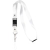 Key Strap, L: 53 cm, white, 5 pcs