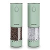 Newise Electric Salt and Pepper Grinder Set Rechargeable with LED