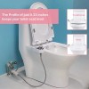 JAXSUNNY US Cold water bidet Dual Nozzle Self Cleaning Toilet