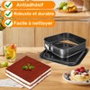 HQILRRA Springform Cake Tin Square Springform Cake Tin with Non-Stick