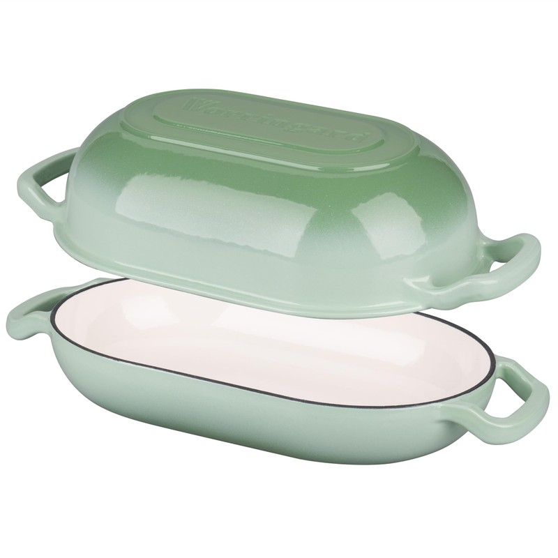 VORRINGARD Enameled Cast Iron Sourdough Bread Oven, Dutch Oven, Loaf