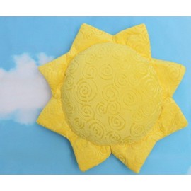 Snuggle Stuffs Sun Throw Pillow 14" Soft Minky Plush