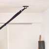 2pcs Wall-Mounted Exercise Anchor Hangers Black Hooks Ceiling Hook Hooks