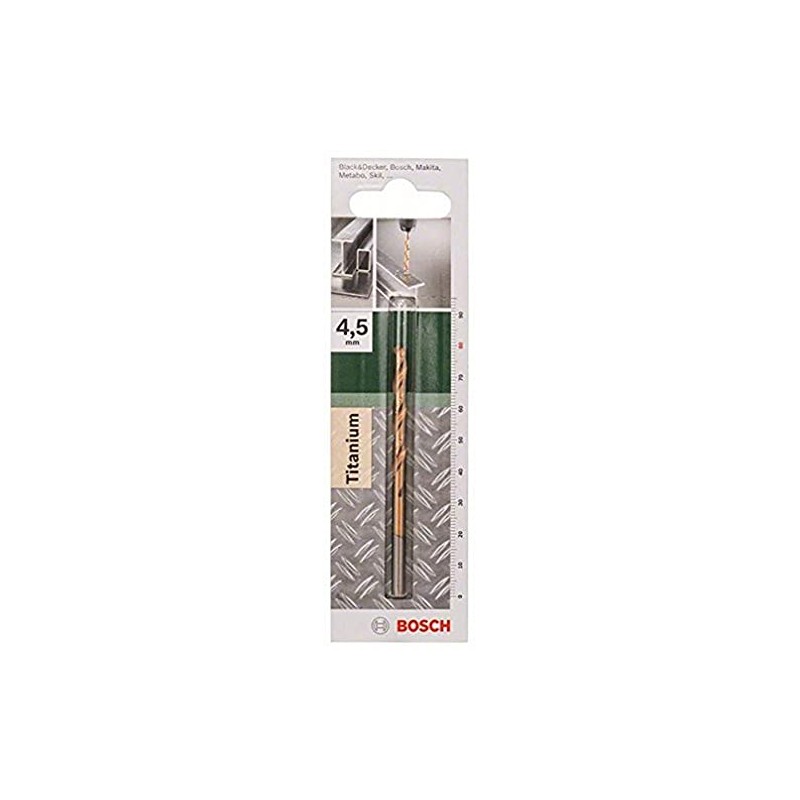 Bosch 2609255097 Metal Drill bits HSS-TiN, DIN 338, 4,5 mm