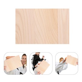 Homoyoyo 10Pcs Taekwondo Breaking Boards Professional Wood Breaking Board Karate Arts Boards for Kids Adults Boxing Equipment- 0. 6cm