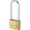 ABUS 55/40HB63 40mm Brass Padlock 63mm Long Shackle Keyed 5401