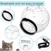 PETKNOWS Cat Helmet for Grooming - Adjustable Hood Bubble Helmet