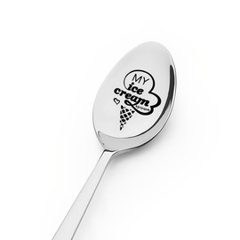 Ice Cream Lover Gifts Spoon for Mom Dad Birthday Gifts for Daughter Son My Ice Cream Spoon Gift for Best Friend Graduation Gifts for Sister Brother