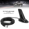 M Connector Antenna UV DualBand Shark Fin High Gain Suction
